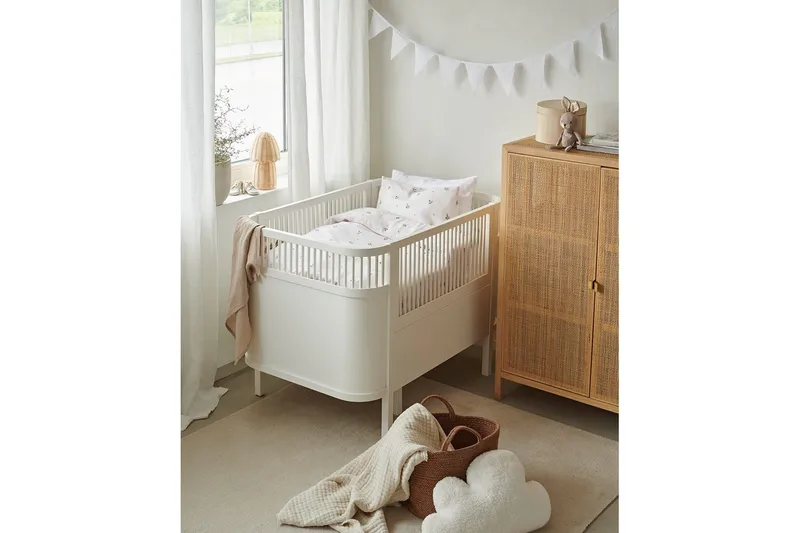 Dynebetræk til tremmeseng 2-delt Alvin Beige - Tekstiler - Sengetøj - Dyne