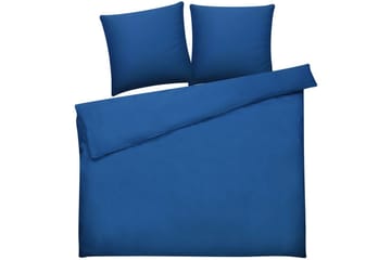Dynebetrækssæt Harmonridge Blå, 240x220 cm - Blå, 240x220 cm - Tekstiler - Sengetøj - Sengesæt & dynesæt