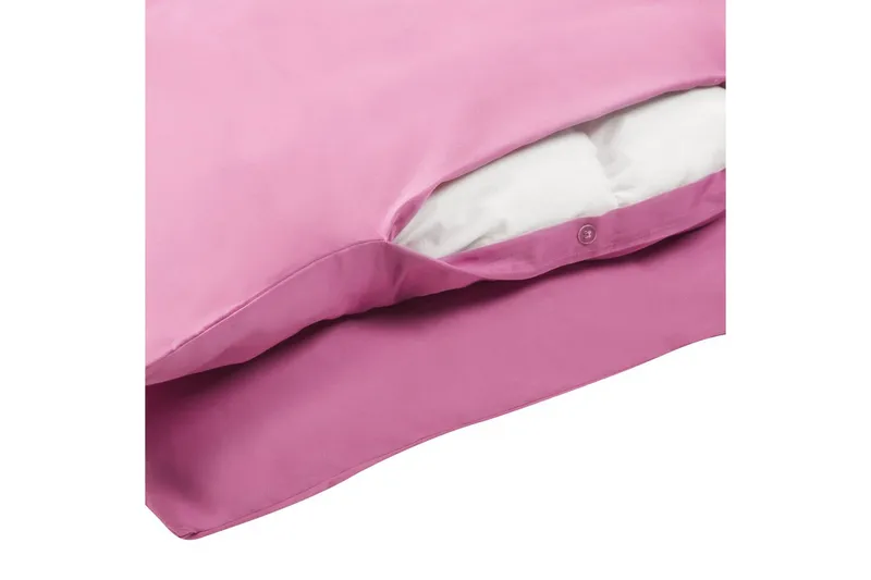 Dynebetrækssæt Harmonridge Rosa, 200x135 cm - Rosa, 200x135 cm - Tekstiler - Sengetøj - Sengesæt & dynesæt