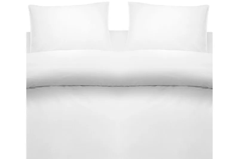 Dynebetræk Dobbelt 3-Del Vasket - Hvid - Tekstiler - Sengetøj - Sengesæt & dynesæt - Dynesæt dobbeltseng