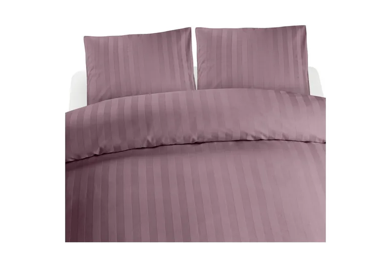 Dynebetræk Dobbelt 3-Dele Satin - Lilla - Tekstiler - Sengetøj - Sengesæt & dynesæt - Dynesæt dobbeltseng