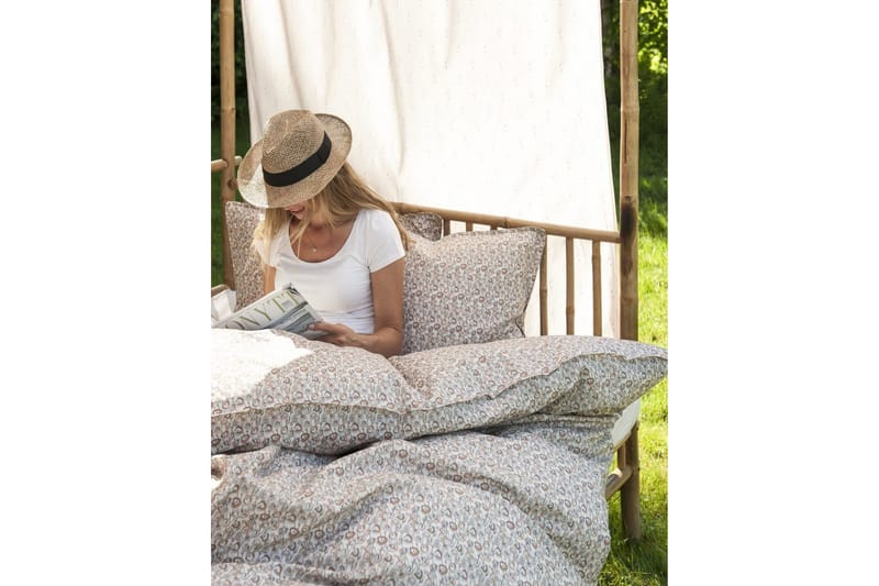 Faye Sengetøjssæt 220x230 cm Satin Dusty Orange - Borås Cotton - Tekstiler - Sengetøj - Sengesæt & dynesæt - Dynesæt dobbeltseng