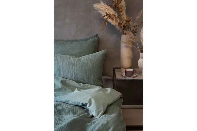 Dynebetræk Dobbelt 3-Dele Rolling - Grøn - Tekstiler - Sengetøj - Sengesæt & dynesæt - Dynesæt enkeltseng