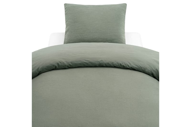 Dynebetræk Dobbelt 3-Dele Rolling - Grøn - Tekstiler - Sengetøj - Sengesæt & dynesæt - Dynesæt enkeltseng