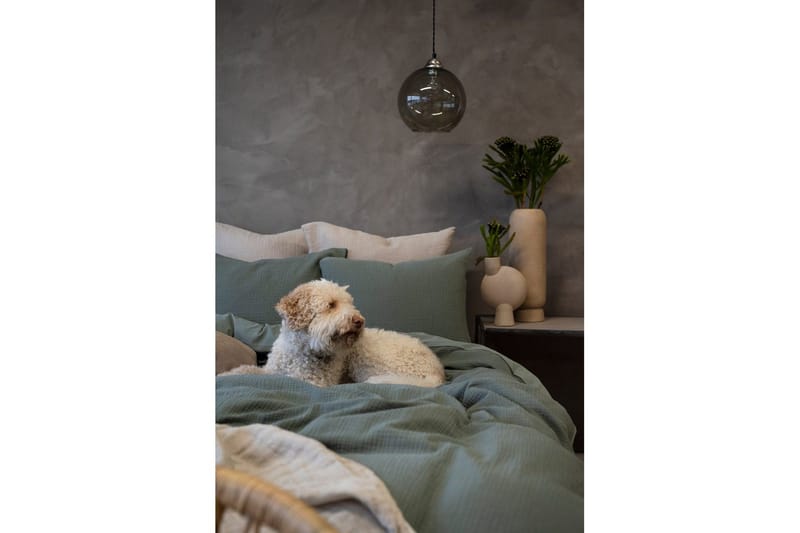 Dynebetræk Dobbelt 3-Dele Rolling - Grøn - Tekstiler - Sengetøj - Sengesæt & dynesæt - Dynesæt enkeltseng