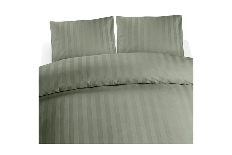 Dynebetræk Dobbelt 3-Dele Satin, Grøn