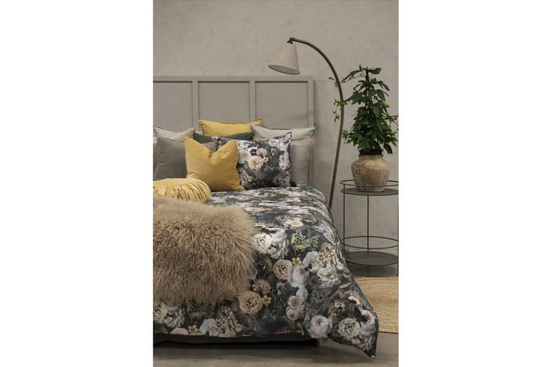 Dynebetræk Enkeltseng 2-Dele Abigail Grøn - Borganäs of Sweden - Tekstiler - Sengetøj - Sengesæt & dynesæt - Dynesæt enkeltseng