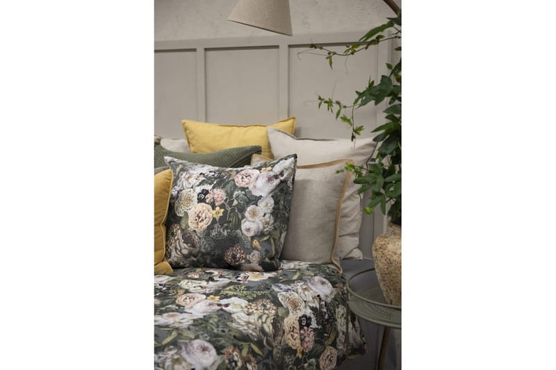 Dynebetræk Enkeltseng 2-Dele Abigail Grøn - Borganäs of Sweden - Tekstiler - Sengetøj - Sengesæt & dynesæt - Dynesæt enkeltseng