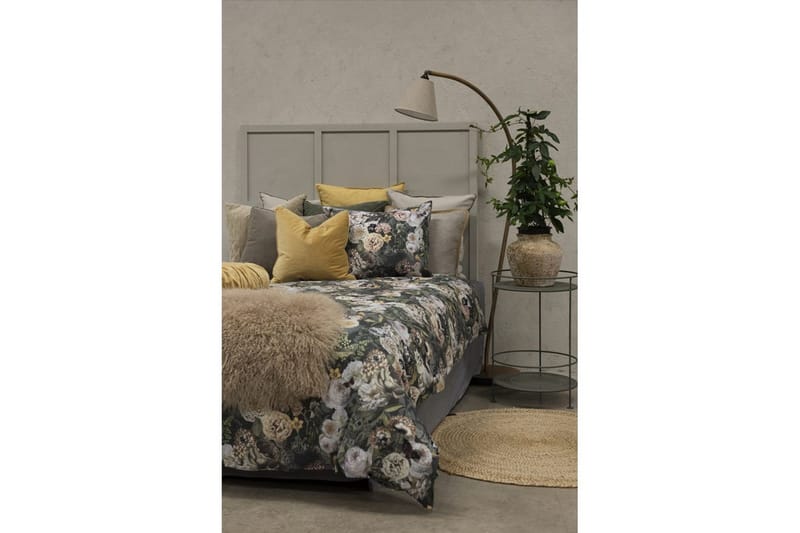 Dynebetræk Enkeltseng 2-Dele Abigail Grøn - Borganäs of Sweden - Tekstiler - Sengetøj - Sengesæt & dynesæt - Dynesæt enkeltseng