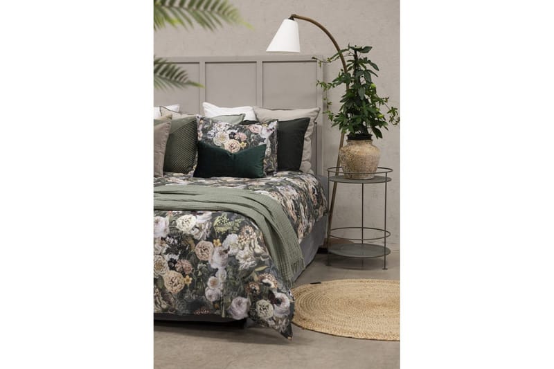 Dynebetræk Enkeltseng 2-Dele Abigail Grøn - Borganäs of Sweden - Tekstiler - Sengetøj - Sengesæt & dynesæt - Dynesæt enkeltseng