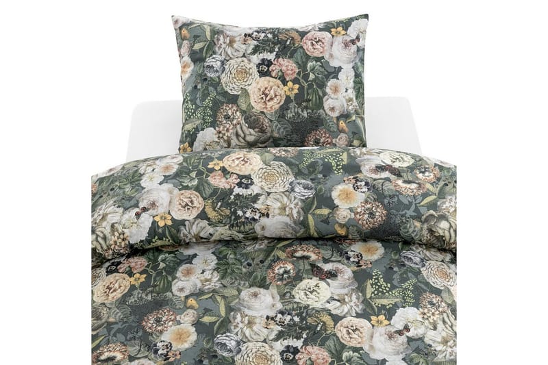 Dynebetræk Enkeltseng 2-Dele Abigail Grøn, Borganäs of Sweden