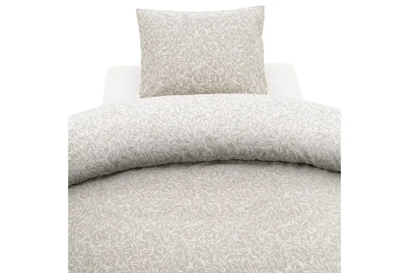 Dynebetræk Enkeltseng 2-Dele Garden, Greige