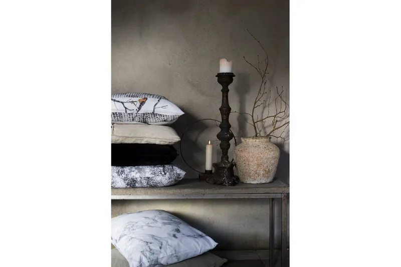 Dynebetræk Enkeltseng 2-Dele Marmor Hvid - Marmor - Tekstiler - Sengetøj - Sengesæt & dynesæt - Dynesæt enkeltseng