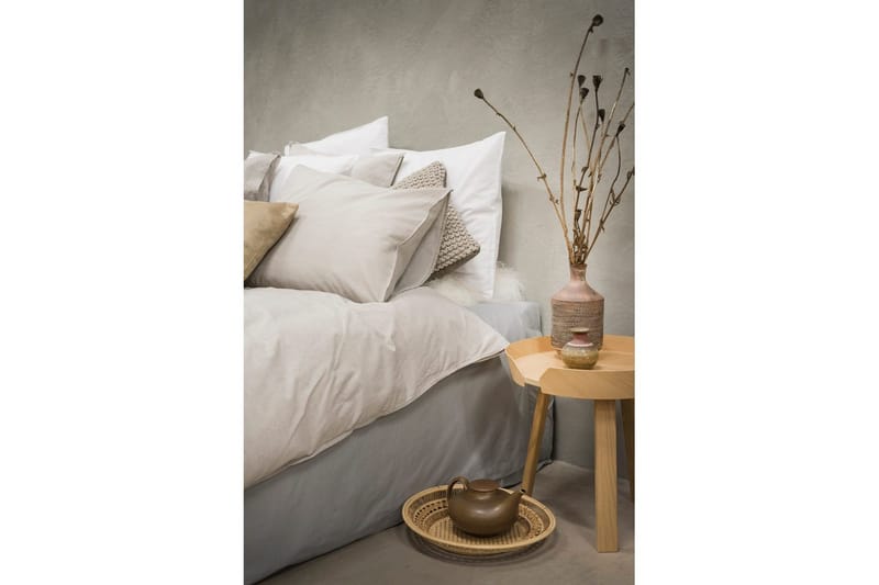 Dynebetræk Enkeltseng 2-Dele Vasket - Greige - Tekstiler - Sengetøj - Sengesæt & dynesæt - Dynesæt enkeltseng