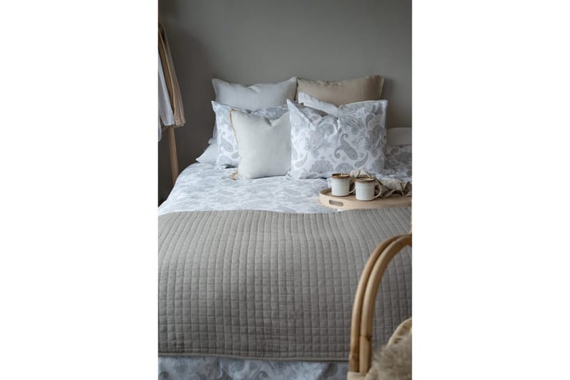 Dynebetræk Enkeltseng 2-dels Tilly - Grå - Tekstiler - Sengetøj - Sengesæt & dynesæt - Dynesæt enkeltseng