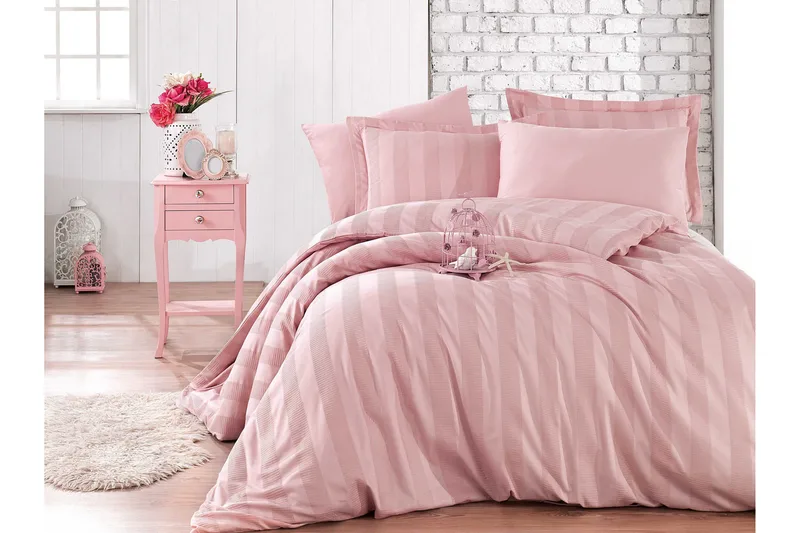 Hobby Exclusive Satin Sengesæt, Abrikos