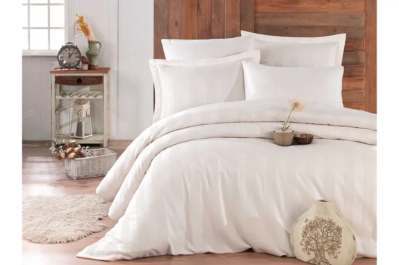 Hobby Exclusive Satin Sengesæt, Beige