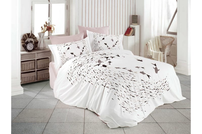 Hobby Poplin Sengesæt, Beige