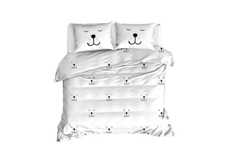 EnLora Home Ranforce Sengesæt - Hvid - Tekstiler - Sengetøj - Sengesæt & dynesæt