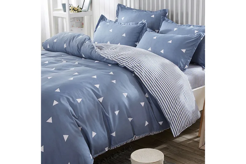 Eponj Home Sengesæt, Blå