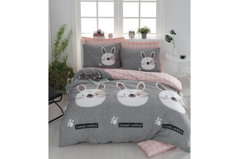 Eponj Home Sengesæt, Grå