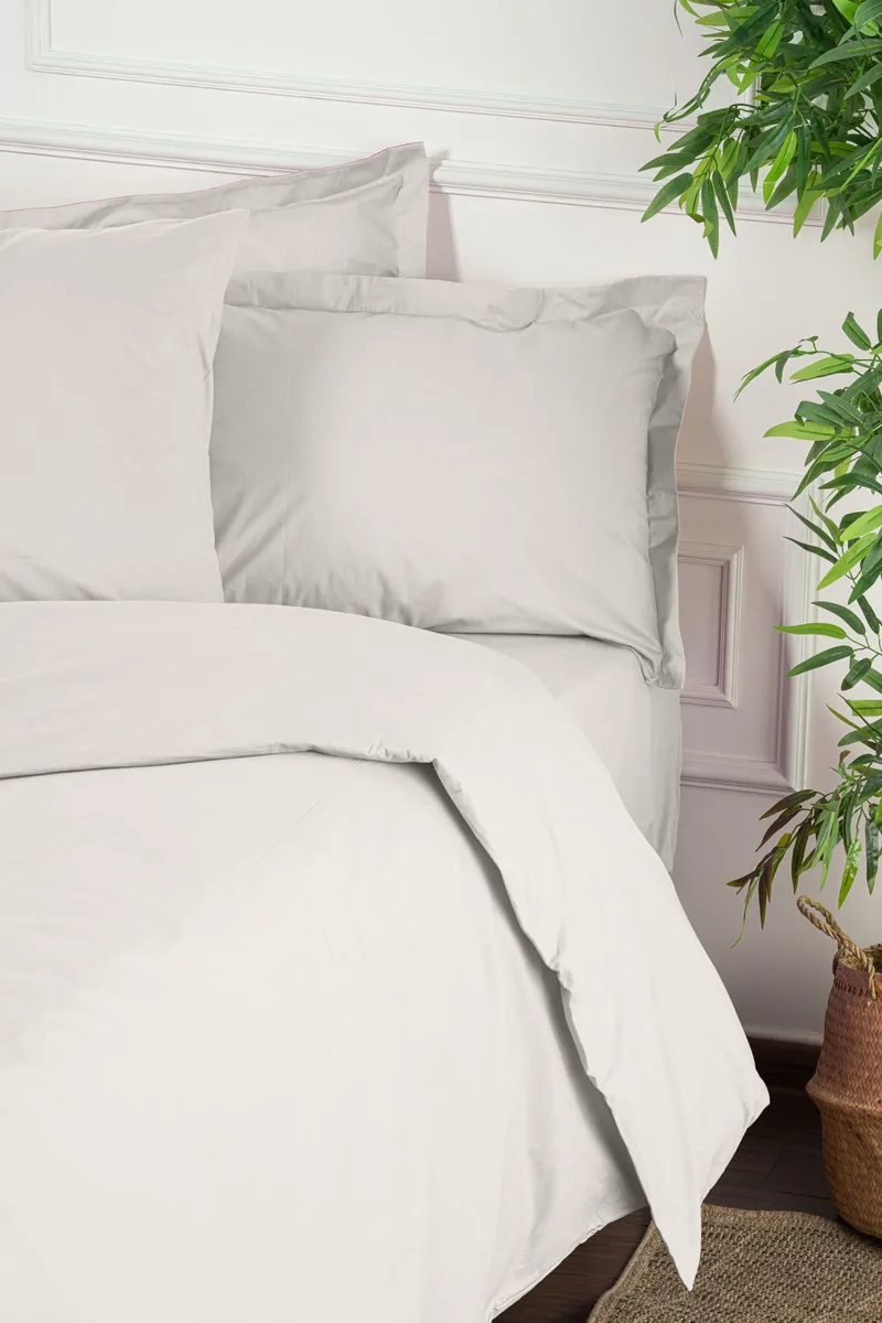 Kiyokazu sengesæt 200x200 cm - Hvid - Tekstiler - Sengetøj - Sengesæt & dynesæt