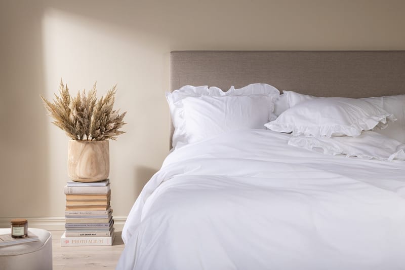 Levi Sengesæt 2-Delt 220x240/50x60 cm - Hvid - Tekstiler - Sengetøj - Sengesæt & dynesæt - Dynesæt enkeltseng