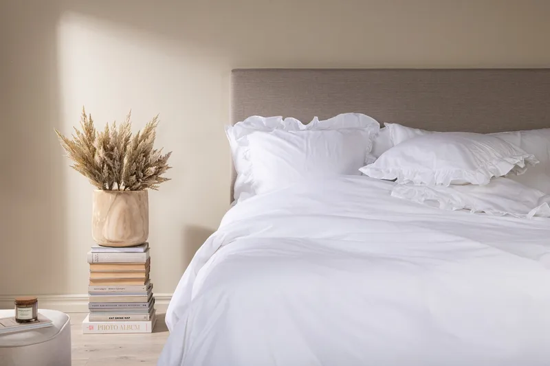 Levi Sengesæt 2-Delt 220x240/50x60 cm - Hvid - Tekstiler - Sengetøj - Sengesæt & dynesæt - Dynesæt enkeltseng