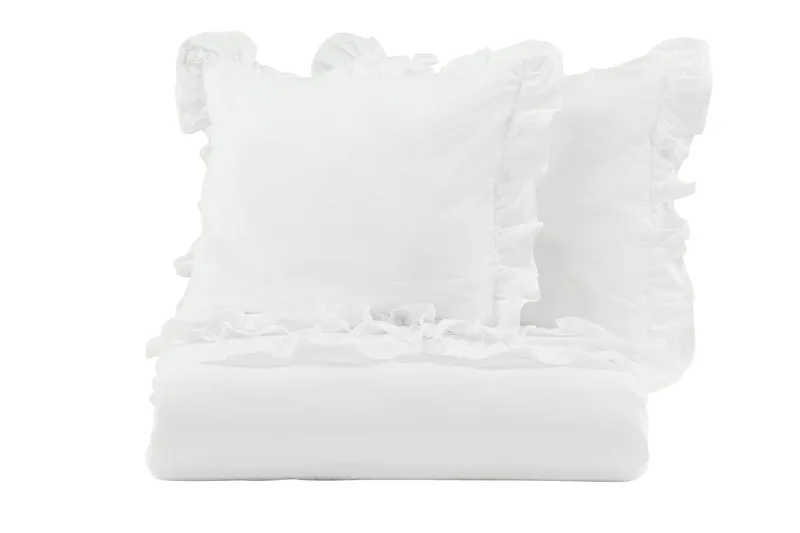 Levi Sengesæt 2-Delt 220x240/50x60 cm - Hvid - Tekstiler - Sengetøj - Sengesæt & dynesæt - Dynesæt enkeltseng