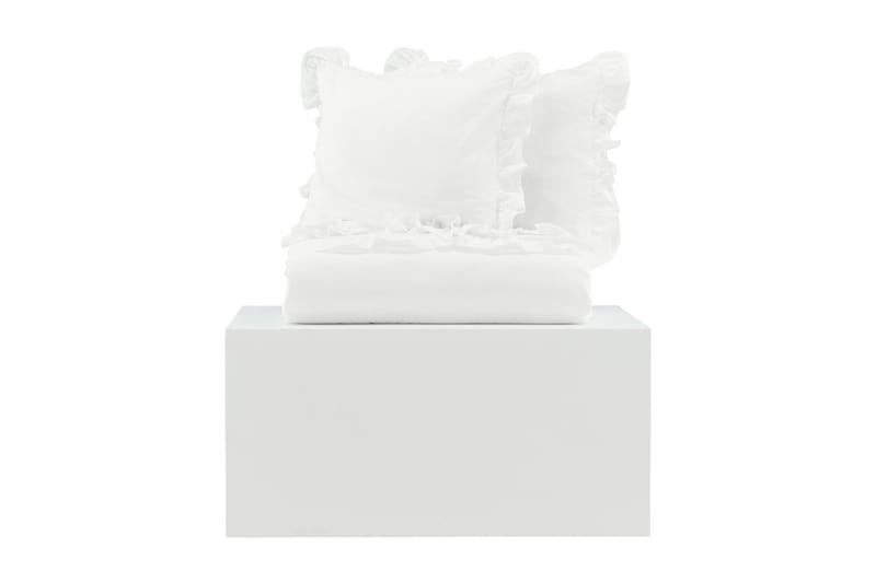 Levi Sengesæt 2-Delt 220x240/50x60 cm - Hvid - Tekstiler - Sengetøj - Sengesæt & dynesæt - Dynesæt enkeltseng