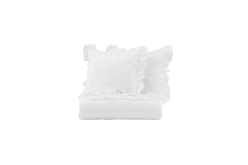 Levi Sengesæt 2-Delt 220x240/50x60 cm - Hvid - Tekstiler - Sengetøj - Sengesæt & dynesæt - Dynesæt enkeltseng