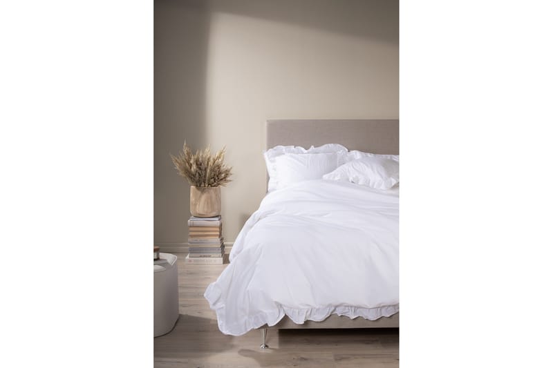 Levi Sengesæt 2-Delt 220x240/50x60 cm - Hvid - Tekstiler - Sengetøj - Sengesæt & dynesæt - Dynesæt enkeltseng