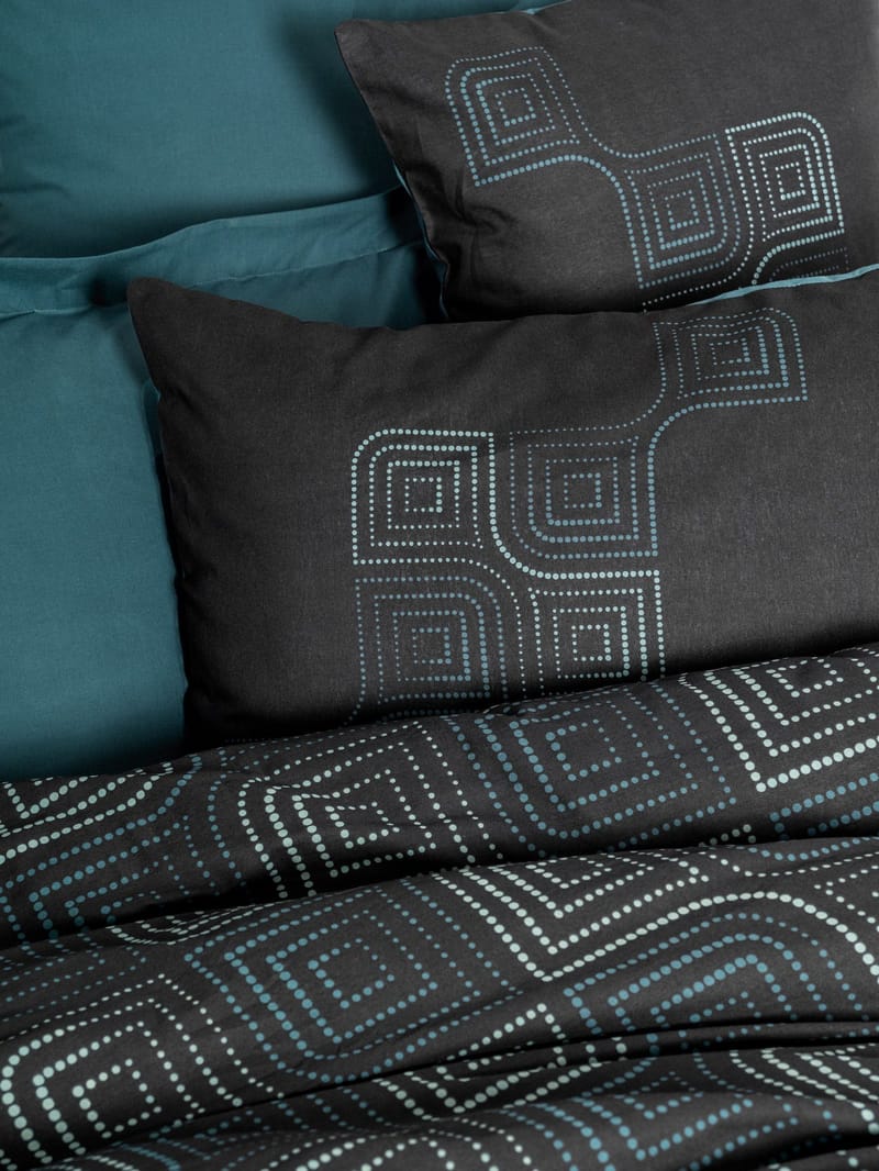 Marionis sengesæt 240x220 cm - Petrolblå - Tekstiler - Sengetøj - Sengesæt & dynesæt