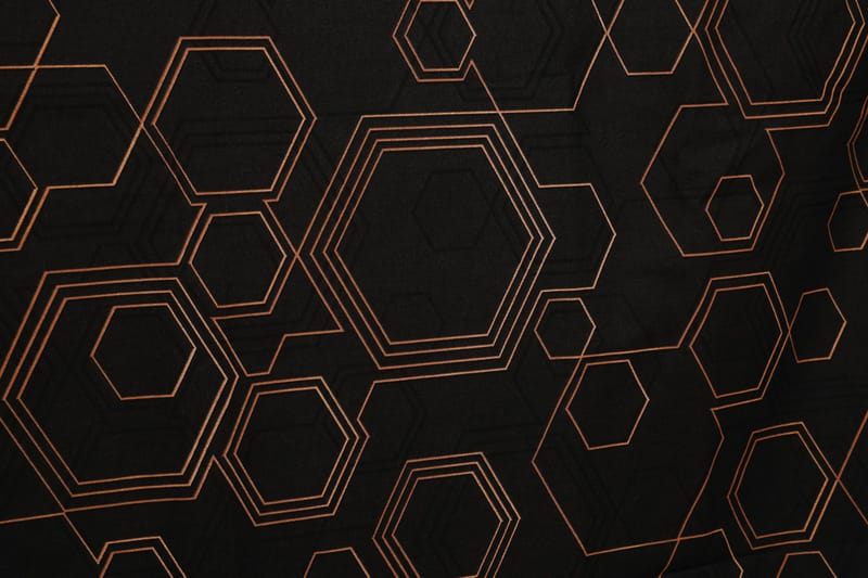 Marteby sengesæt 140x200 cm - Kobber Sort - Tekstiler - Sengetøj - Sengesæt & dynesæt