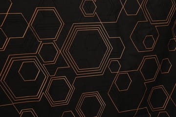 Marteby sengesæt 140x200 cm - Kobber Sort - Tekstiler - Sengetøj - Sengesæt & dynesæt