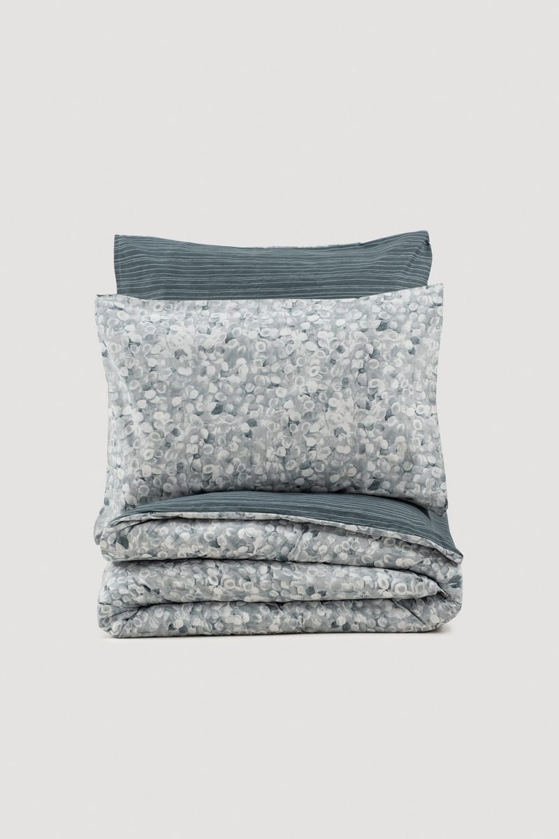 Molliere sengesæt 240x220 cm, Antracit Hvid Grå