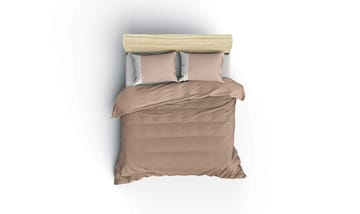 Nelam sengesæt 240x220 cm - Mink Creme - Tekstiler - Sengetøj - Sengesæt & dynesæt