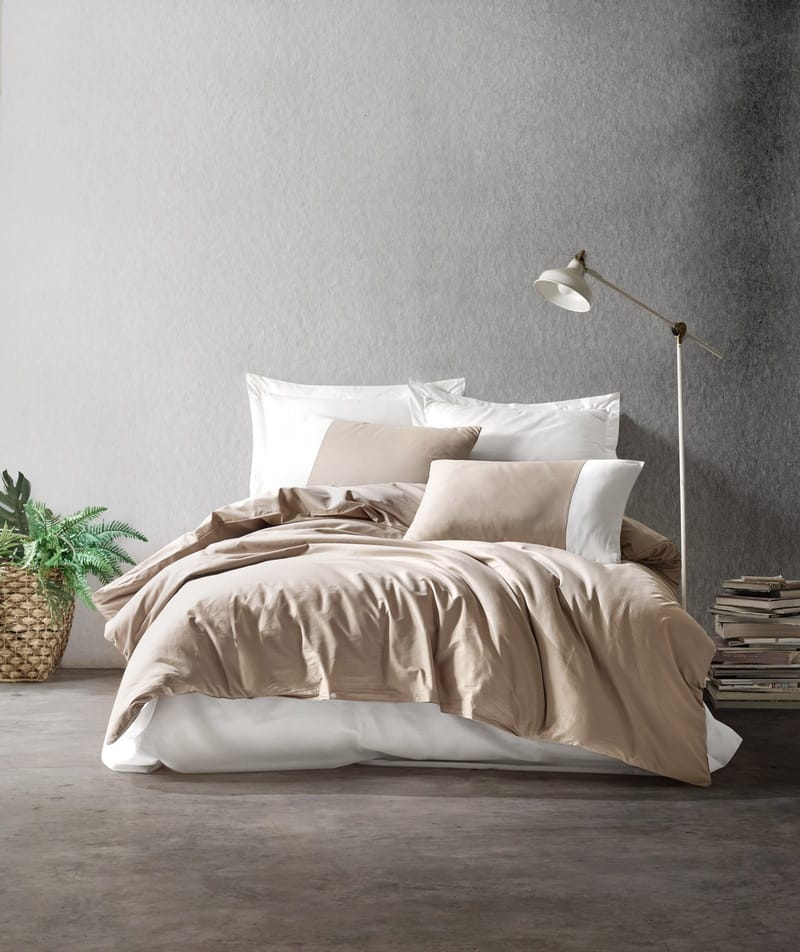 Nelam sengesæt 240x220 cm - Mink Creme - Tekstiler - Sengetøj - Sengesæt & dynesæt