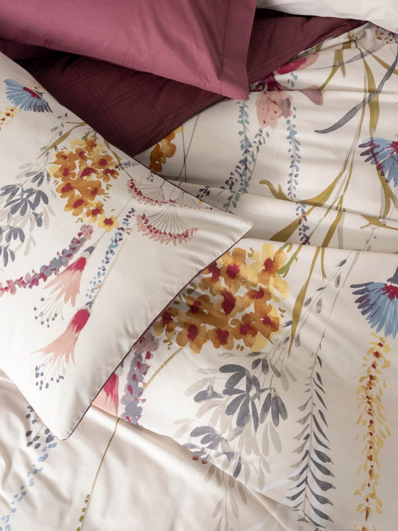 Omvyn sengesæt 240x220 cm - Klar vinrød - Tekstiler - Sengetøj - Sengesæt & dynesæt