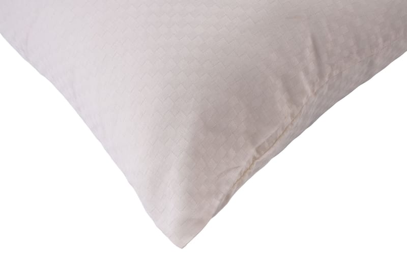 Plaid sengesæt 200x200 cm - Creme - Tekstiler - Sengetøj - Sengesæt & dynesæt