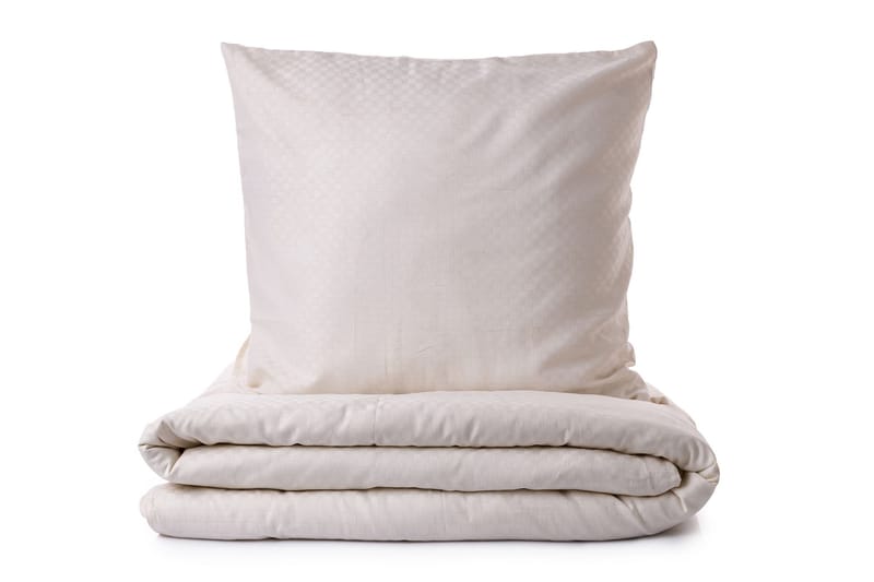 Plaid sengesæt 200x200 cm, Creme