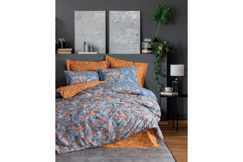 Ranforce dobbeltdynebetrækssæt Ratani Mustard, Sennepsgul