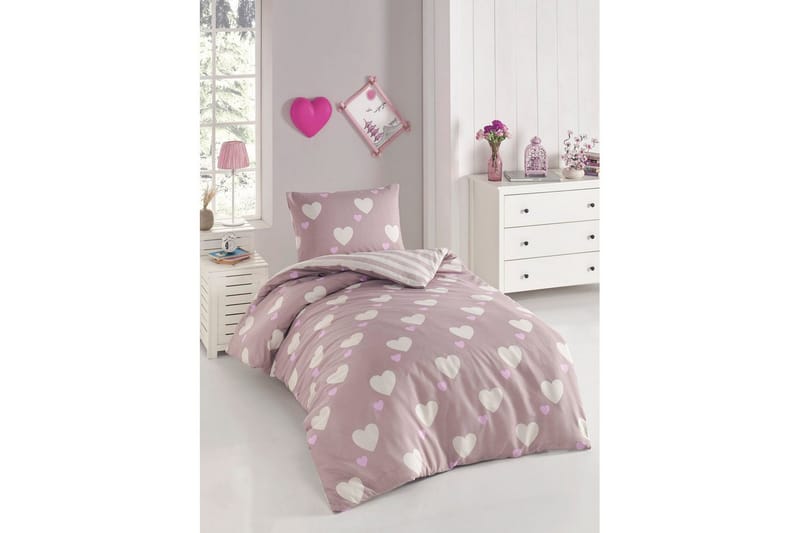 Salricon Bäddset 140x200 cm - Grå - Tekstiler - Sengetøj - Sengesæt & dynesæt