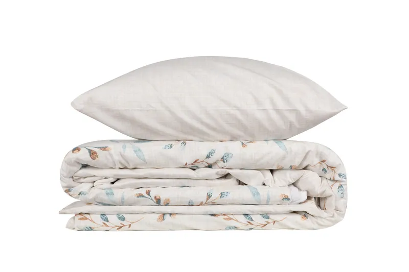 Swafford sengesæt 240x220 cm, Mint Hvid