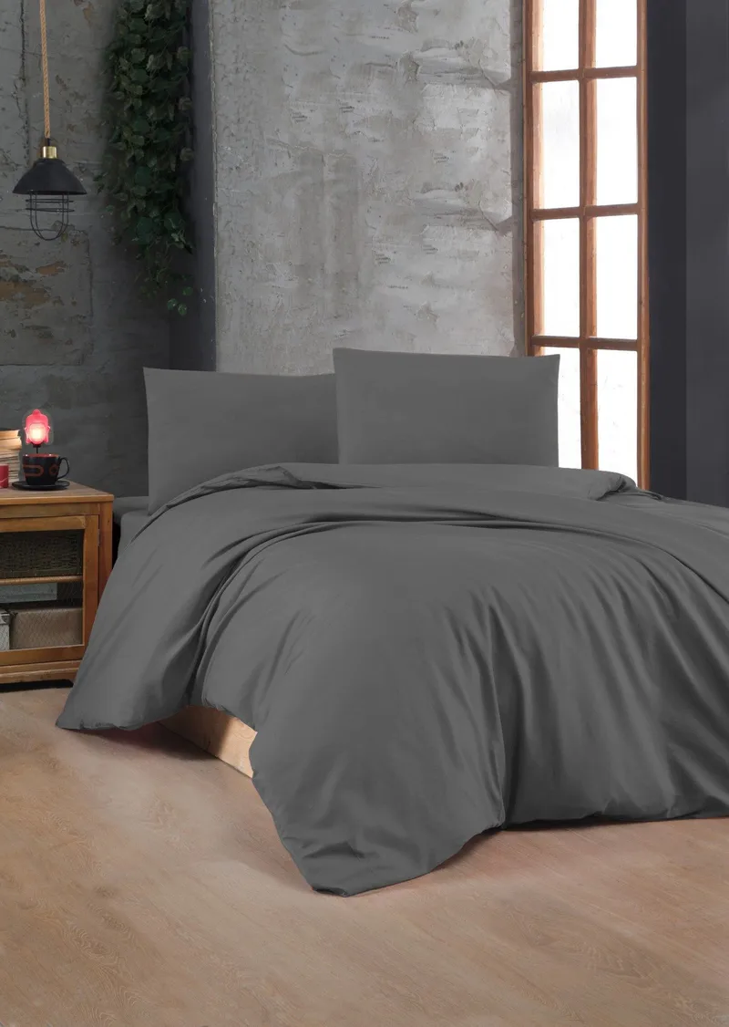 Torvenis sengesæt 140x200 cm, Antracit