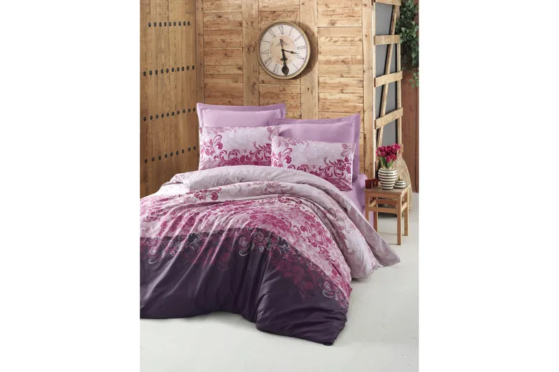 Victoria Satin Sengesæt, Lyserød
