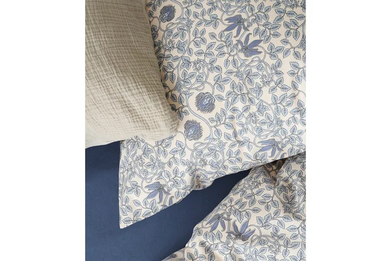 Sengesæt Enkeltseng 2-Del Botanique - Blå - Tekstiler - Sengetøj - Dyne