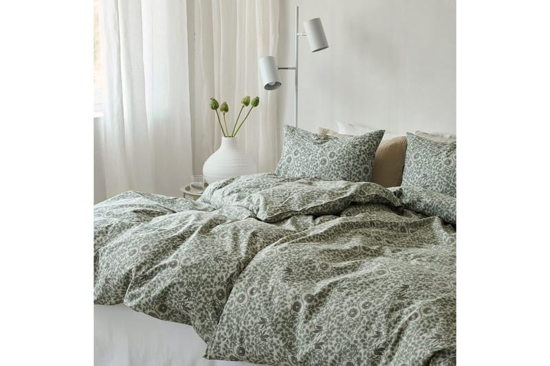 Sengesæt Enkeltseng 2-Del Botanique - Grøn - Tekstiler - Sengetøj - Sengesæt & dynesæt