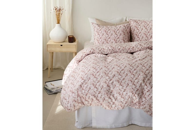 Sengesæt Enkeltseng 2-Del Havtorn Fersken - Brun - Tekstiler - Sengetøj - Dyne