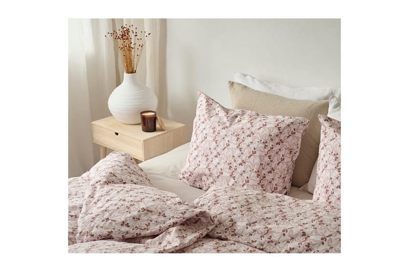 Sengesæt Enkeltseng 2-Del Havtorn Fersken - Brun - Tekstiler - Sengetøj - Dyne